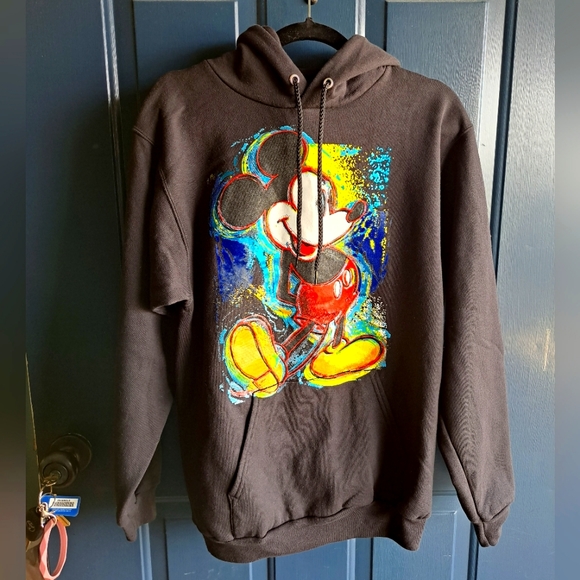 Hanes WALT DISNEY WORLD Advertising Sweat Pullover Hoodie Men's XL Full Zip / eaa520265
